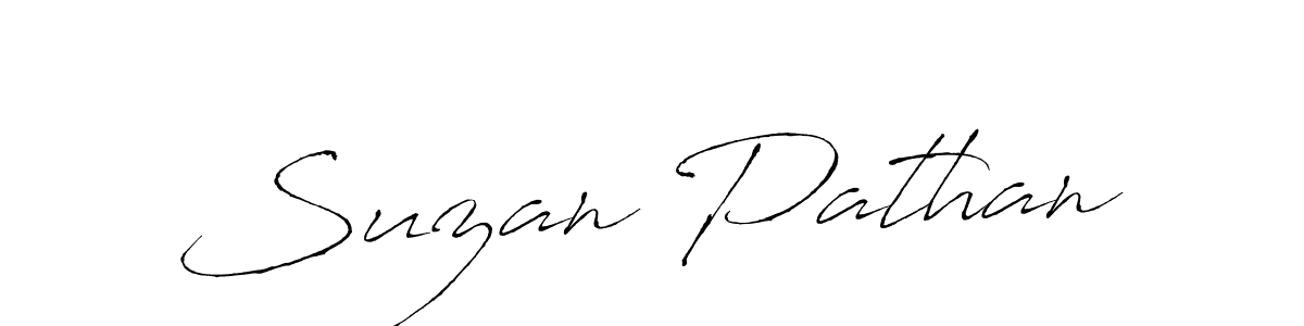 Make a beautiful signature design for name Suzan Pathan. Use this online signature maker to create a handwritten signature for free. Suzan Pathan signature style 6 images and pictures png