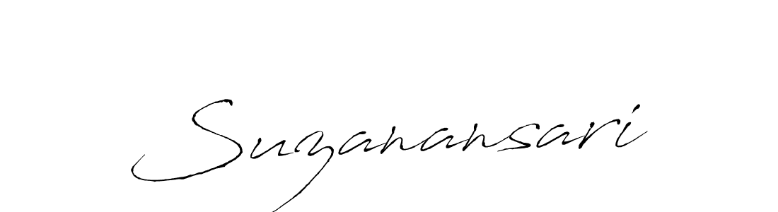 Make a short Suzanansari signature style. Manage your documents anywhere anytime using Antro_Vectra. Create and add eSignatures, submit forms, share and send files easily. Suzanansari signature style 6 images and pictures png