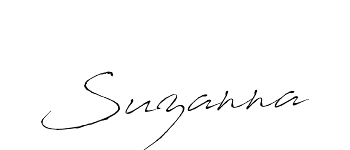 Design your own signature with our free online signature maker. With this signature software, you can create a handwritten (Antro_Vectra) signature for name Suzanna. Suzanna signature style 6 images and pictures png