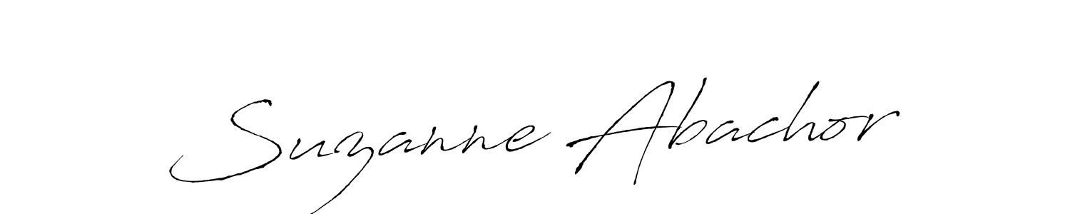 How to Draw Suzanne Abachor signature style? Antro_Vectra is a latest design signature styles for name Suzanne Abachor. Suzanne Abachor signature style 6 images and pictures png