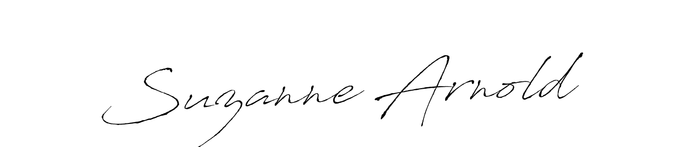 How to make Suzanne Arnold name signature. Use Antro_Vectra style for creating short signs online. This is the latest handwritten sign. Suzanne Arnold signature style 6 images and pictures png