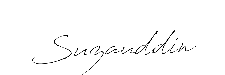 Use a signature maker to create a handwritten signature online. With this signature software, you can design (Antro_Vectra) your own signature for name Suzauddin. Suzauddin signature style 6 images and pictures png
