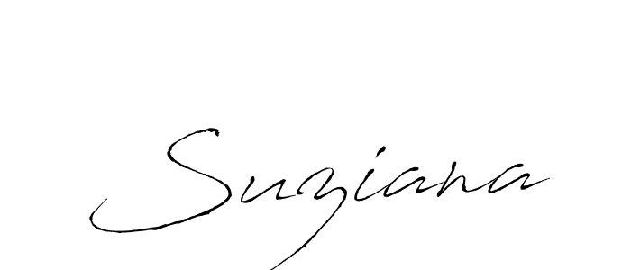 Suziana stylish signature style. Best Handwritten Sign (Antro_Vectra) for my name. Handwritten Signature Collection Ideas for my name Suziana. Suziana signature style 6 images and pictures png