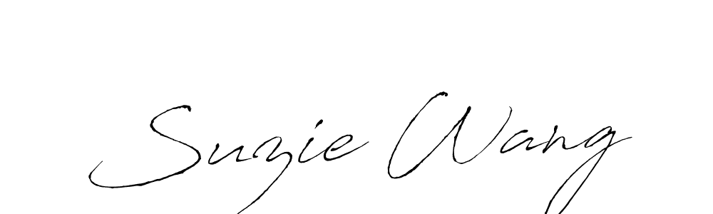 Also You can easily find your signature by using the search form. We will create Suzie Wang name handwritten signature images for you free of cost using Antro_Vectra sign style. Suzie Wang signature style 6 images and pictures png