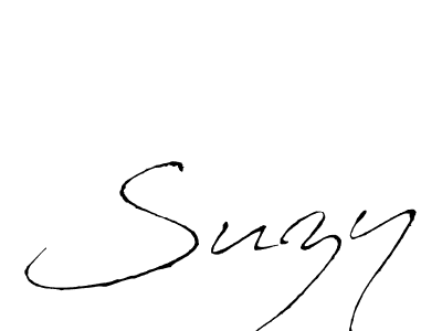 Create a beautiful signature design for name Suzy. With this signature (Antro_Vectra) fonts, you can make a handwritten signature for free. Suzy signature style 6 images and pictures png