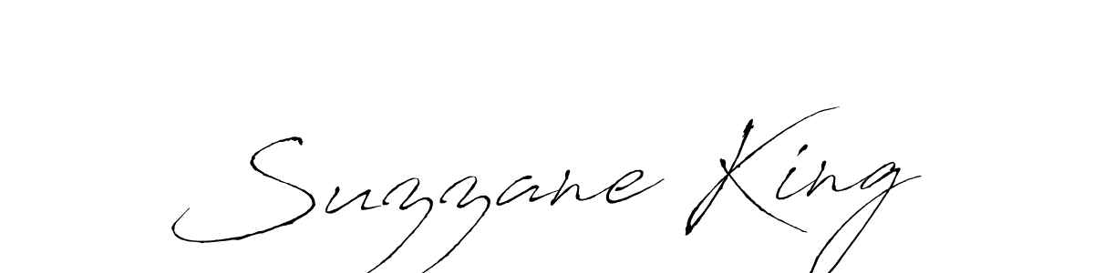 if you are searching for the best signature style for your name Suzzane King. so please give up your signature search. here we have designed multiple signature styles  using Antro_Vectra. Suzzane King signature style 6 images and pictures png