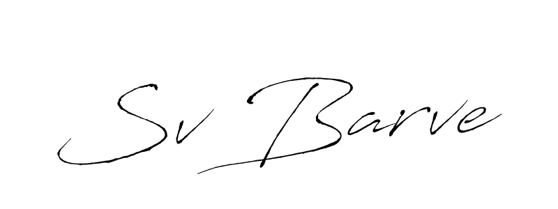 Antro_Vectra is a professional signature style that is perfect for those who want to add a touch of class to their signature. It is also a great choice for those who want to make their signature more unique. Get Sv Barve name to fancy signature for free. Sv Barve signature style 6 images and pictures png