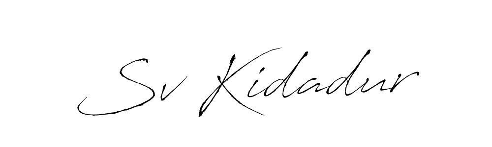 How to Draw Sv Kidadur signature style? Antro_Vectra is a latest design signature styles for name Sv Kidadur. Sv Kidadur signature style 6 images and pictures png