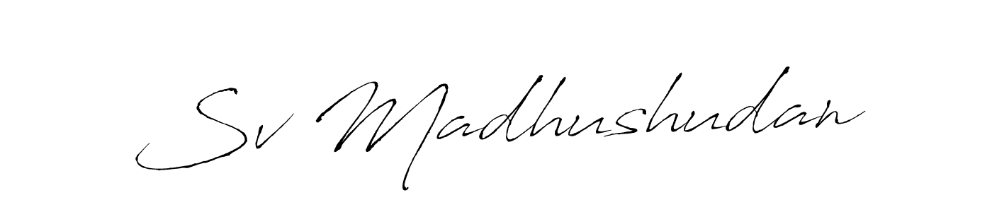 This is the best signature style for the Sv Madhushudan name. Also you like these signature font (Antro_Vectra). Mix name signature. Sv Madhushudan signature style 6 images and pictures png