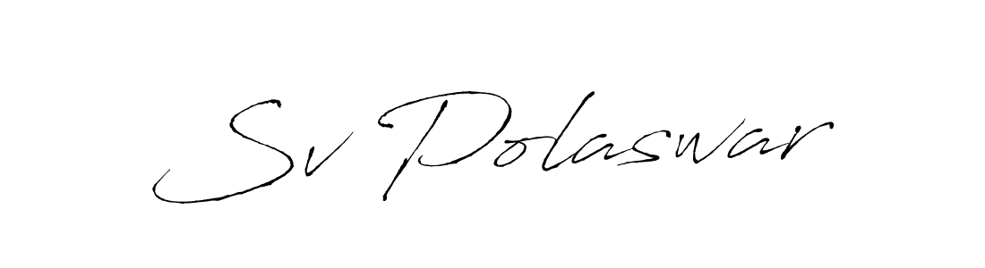 Make a beautiful signature design for name Sv Polaswar. Use this online signature maker to create a handwritten signature for free. Sv Polaswar signature style 6 images and pictures png