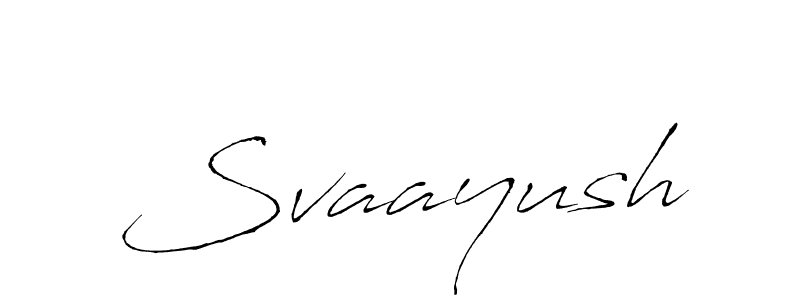 Make a beautiful signature design for name Svaayush. Use this online signature maker to create a handwritten signature for free. Svaayush signature style 6 images and pictures png