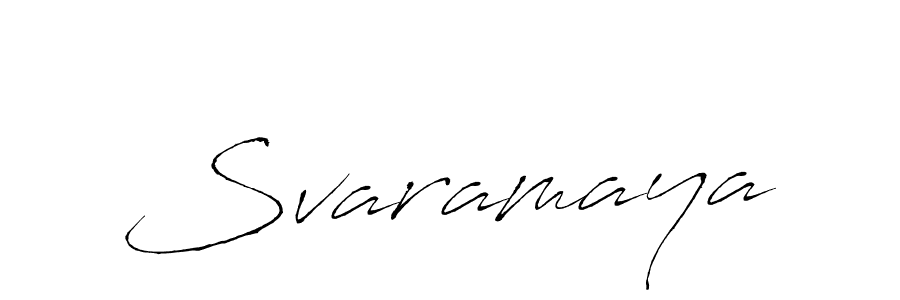 How to make Svaramaya signature? Antro_Vectra is a professional autograph style. Create handwritten signature for Svaramaya name. Svaramaya signature style 6 images and pictures png