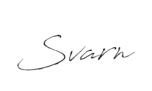 You should practise on your own different ways (Antro_Vectra) to write your name (Svarn) in signature. don't let someone else do it for you. Svarn signature style 6 images and pictures png