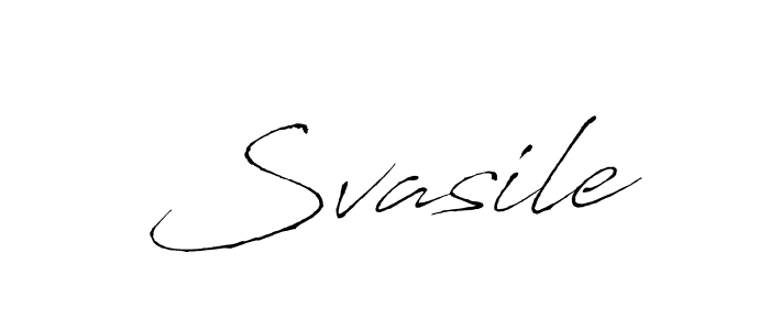 Design your own signature with our free online signature maker. With this signature software, you can create a handwritten (Antro_Vectra) signature for name Svasile. Svasile signature style 6 images and pictures png