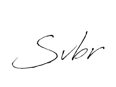 Make a beautiful signature design for name Svbr. With this signature (Antro_Vectra) style, you can create a handwritten signature for free. Svbr signature style 6 images and pictures png