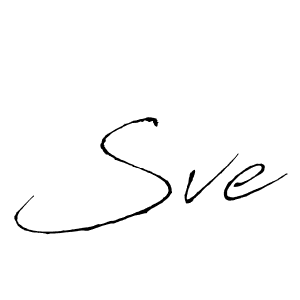 Create a beautiful signature design for name Sve. With this signature (Antro_Vectra) fonts, you can make a handwritten signature for free. Sve signature style 6 images and pictures png