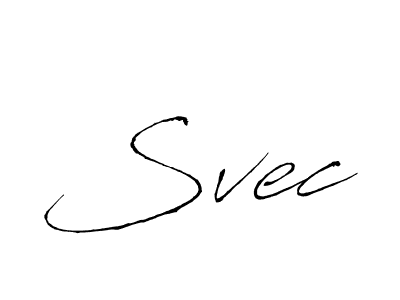 How to Draw Svec signature style? Antro_Vectra is a latest design signature styles for name Svec. Svec signature style 6 images and pictures png