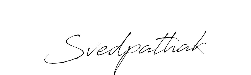 Create a beautiful signature design for name Svedpathak. With this signature (Antro_Vectra) fonts, you can make a handwritten signature for free. Svedpathak signature style 6 images and pictures png