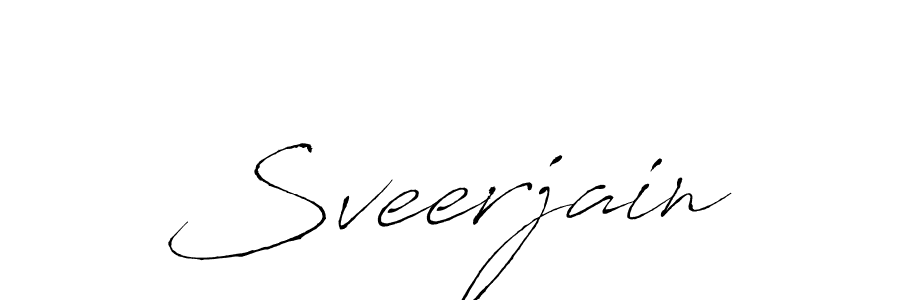 Sveerjain stylish signature style. Best Handwritten Sign (Antro_Vectra) for my name. Handwritten Signature Collection Ideas for my name Sveerjain. Sveerjain signature style 6 images and pictures png