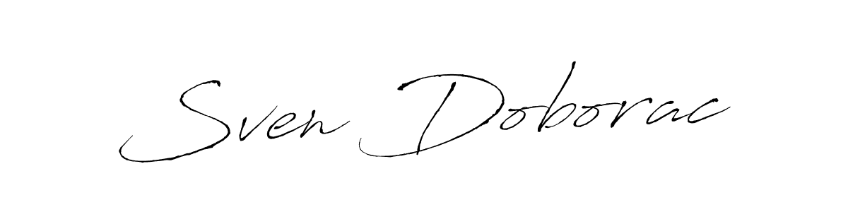 Make a beautiful signature design for name Sven Doborac. Use this online signature maker to create a handwritten signature for free. Sven Doborac signature style 6 images and pictures png