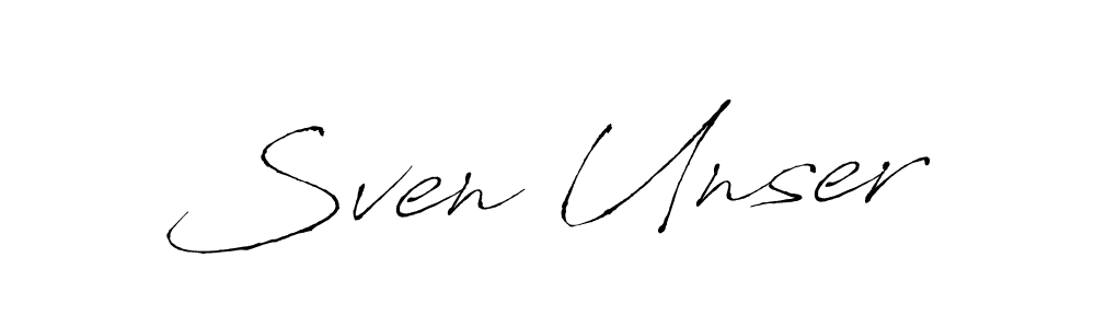 Make a beautiful signature design for name Sven Unser. Use this online signature maker to create a handwritten signature for free. Sven Unser signature style 6 images and pictures png