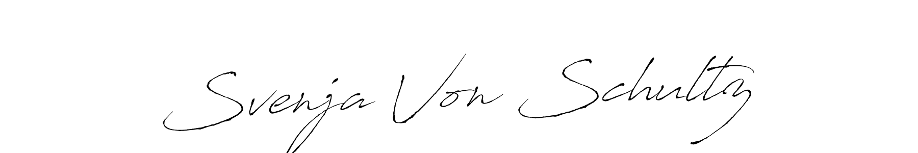 Also we have Svenja Von Schultz name is the best signature style. Create professional handwritten signature collection using Antro_Vectra autograph style. Svenja Von Schultz signature style 6 images and pictures png