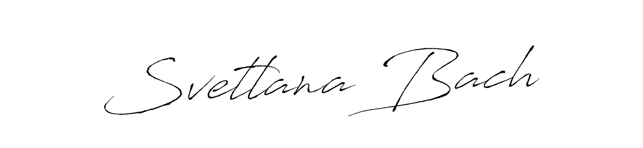 Make a beautiful signature design for name Svetlana Bach. Use this online signature maker to create a handwritten signature for free. Svetlana Bach signature style 6 images and pictures png