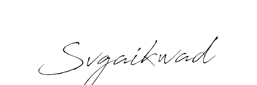 Make a beautiful signature design for name Svgaikwad. With this signature (Antro_Vectra) style, you can create a handwritten signature for free. Svgaikwad signature style 6 images and pictures png