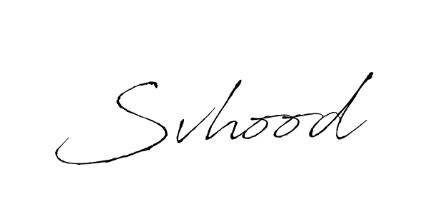 You should practise on your own different ways (Antro_Vectra) to write your name (Svhood) in signature. don't let someone else do it for you. Svhood signature style 6 images and pictures png