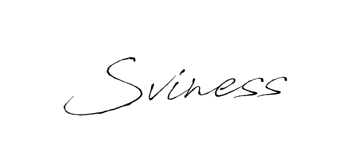 Make a beautiful signature design for name Sviness. With this signature (Antro_Vectra) style, you can create a handwritten signature for free. Sviness signature style 6 images and pictures png