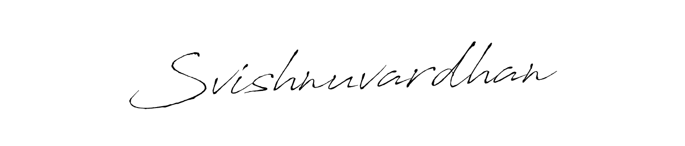 Once you've used our free online signature maker to create your best signature Antro_Vectra style, it's time to enjoy all of the benefits that Svishnuvardhan name signing documents. Svishnuvardhan signature style 6 images and pictures png