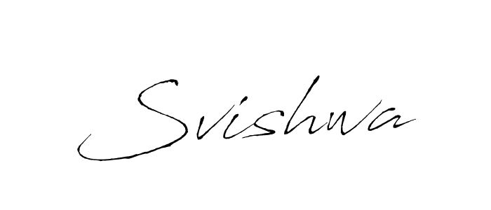 Svishwa stylish signature style. Best Handwritten Sign (Antro_Vectra) for my name. Handwritten Signature Collection Ideas for my name Svishwa. Svishwa signature style 6 images and pictures png