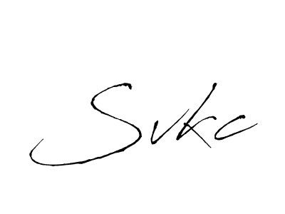 Svkc stylish signature style. Best Handwritten Sign (Antro_Vectra) for my name. Handwritten Signature Collection Ideas for my name Svkc. Svkc signature style 6 images and pictures png