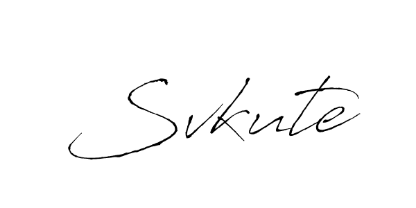 How to make Svkute signature? Antro_Vectra is a professional autograph style. Create handwritten signature for Svkute name. Svkute signature style 6 images and pictures png
