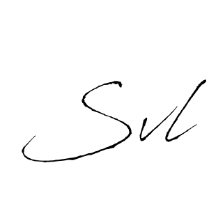 Create a beautiful signature design for name Svl. With this signature (Antro_Vectra) fonts, you can make a handwritten signature for free. Svl signature style 6 images and pictures png