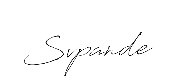 It looks lik you need a new signature style for name Svpande. Design unique handwritten (Antro_Vectra) signature with our free signature maker in just a few clicks. Svpande signature style 6 images and pictures png