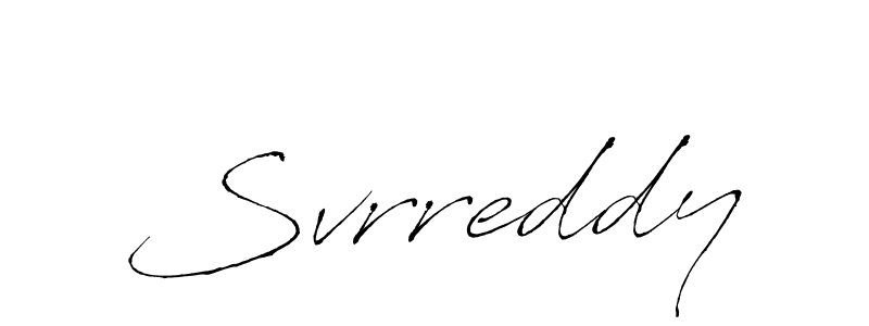 It looks lik you need a new signature style for name Svrreddy. Design unique handwritten (Antro_Vectra) signature with our free signature maker in just a few clicks. Svrreddy signature style 6 images and pictures png