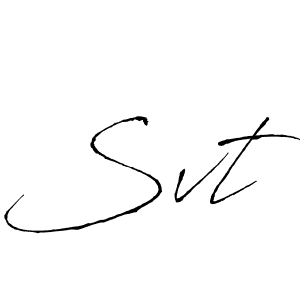 Also You can easily find your signature by using the search form. We will create Svt name handwritten signature images for you free of cost using Antro_Vectra sign style. Svt signature style 6 images and pictures png