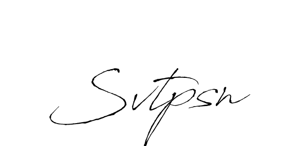 if you are searching for the best signature style for your name Svtpsn. so please give up your signature search. here we have designed multiple signature styles  using Antro_Vectra. Svtpsn signature style 6 images and pictures png