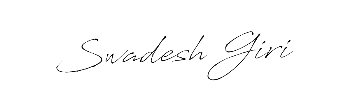 Use a signature maker to create a handwritten signature online. With this signature software, you can design (Antro_Vectra) your own signature for name Swadesh Giri. Swadesh Giri signature style 6 images and pictures png