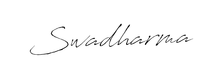 Antro_Vectra is a professional signature style that is perfect for those who want to add a touch of class to their signature. It is also a great choice for those who want to make their signature more unique. Get Swadharma name to fancy signature for free. Swadharma signature style 6 images and pictures png
