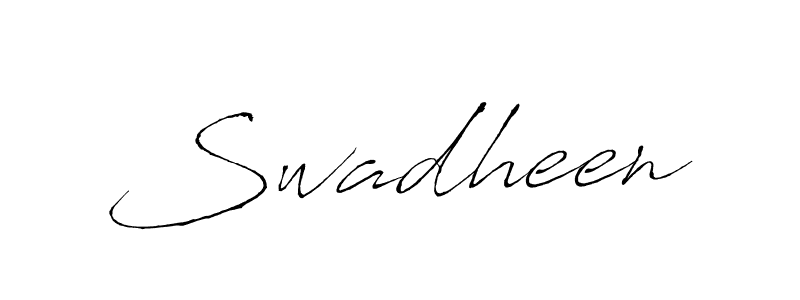 It looks lik you need a new signature style for name Swadheen. Design unique handwritten (Antro_Vectra) signature with our free signature maker in just a few clicks. Swadheen signature style 6 images and pictures png