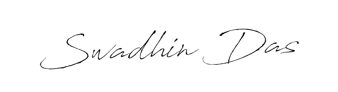 Use a signature maker to create a handwritten signature online. With this signature software, you can design (Antro_Vectra) your own signature for name Swadhin Das. Swadhin Das signature style 6 images and pictures png