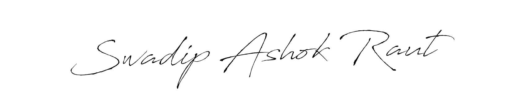 Use a signature maker to create a handwritten signature online. With this signature software, you can design (Antro_Vectra) your own signature for name Swadip Ashok Raut. Swadip Ashok Raut signature style 6 images and pictures png