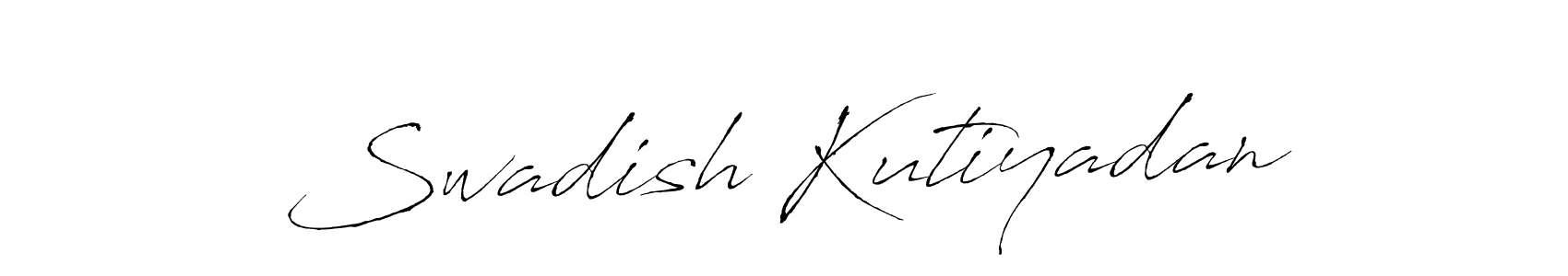 Make a beautiful signature design for name Swadish Kutiyadan. Use this online signature maker to create a handwritten signature for free. Swadish Kutiyadan signature style 6 images and pictures png