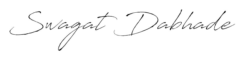 Similarly Antro_Vectra is the best handwritten signature design. Signature creator online. You can use it as an online autograph creator for name Swagat Dabhade. Swagat Dabhade signature style 6 images and pictures png