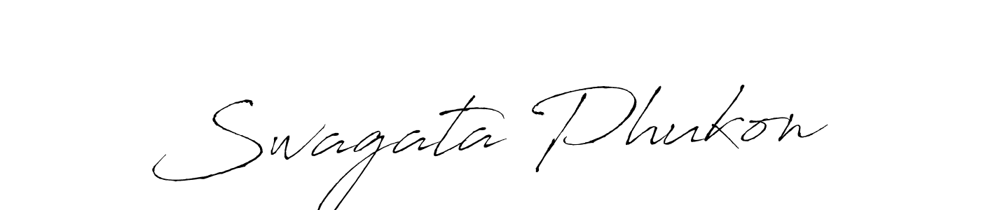 You should practise on your own different ways (Antro_Vectra) to write your name (Swagata Phukon) in signature. don't let someone else do it for you. Swagata Phukon signature style 6 images and pictures png