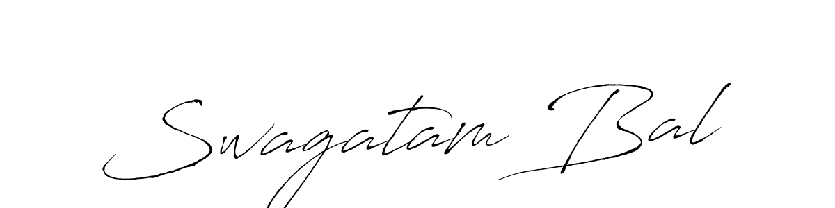 Use a signature maker to create a handwritten signature online. With this signature software, you can design (Antro_Vectra) your own signature for name Swagatam Bal. Swagatam Bal signature style 6 images and pictures png
