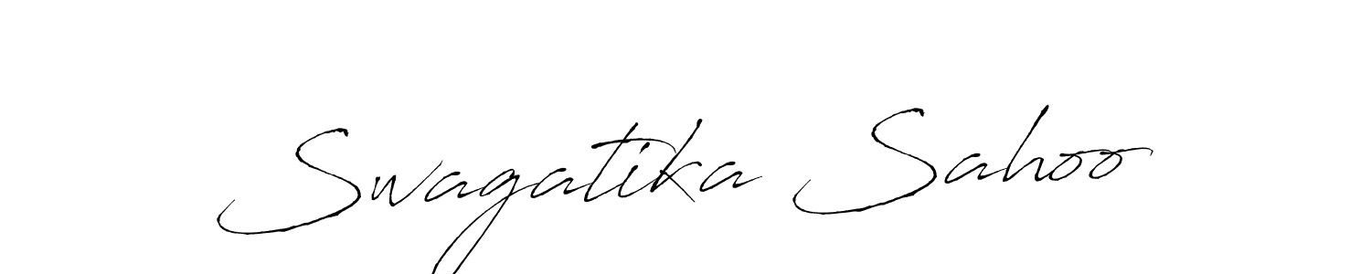 How to make Swagatika Sahoo signature? Antro_Vectra is a professional autograph style. Create handwritten signature for Swagatika Sahoo name. Swagatika Sahoo signature style 6 images and pictures png
