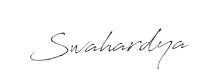Antro_Vectra is a professional signature style that is perfect for those who want to add a touch of class to their signature. It is also a great choice for those who want to make their signature more unique. Get Swahardya name to fancy signature for free. Swahardya signature style 6 images and pictures png